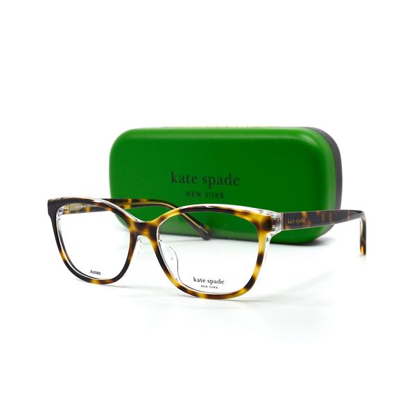 NEW KATE SPADE KATTALIN/F 086 HAVANA AUTHENTIC EYEGLASSES FRAME - Picture 1 of 11